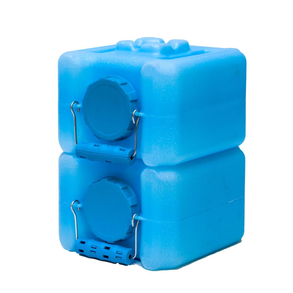 Half WaterBrick Blue, Water Containers